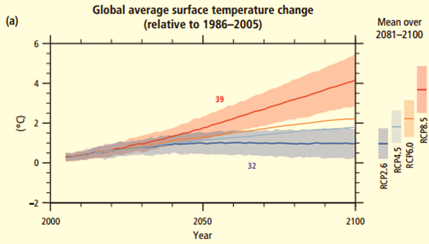 This chart is from the IPCC. I didn't make it. This is the gold standard of climate science. 