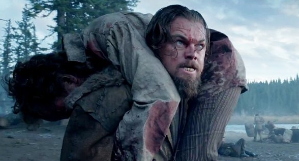 This is Leonardo DiCaprio trying to act the hell out of this movie. You can tell because that is his acting face.